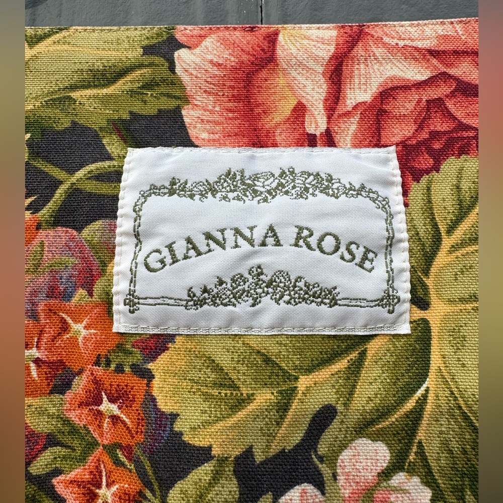 Gianna Rose 90s Floral Tapestry Utility Work Coat Size LG - Picture 15 of 16